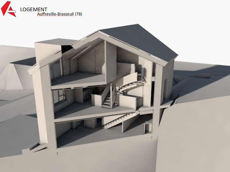 MAISON INDIVIDUELLE : MI AUX MOINES - CONSTRUCTION D'UNE MAISON PASSIVE (78)